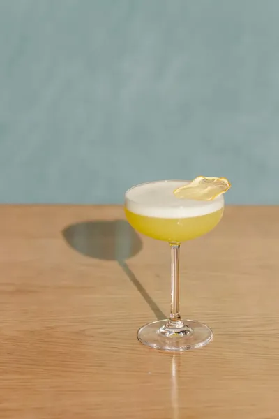 Citrus cocktail in a coupe glass